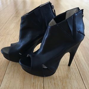 CNC peep toe Booties size 37 / 7